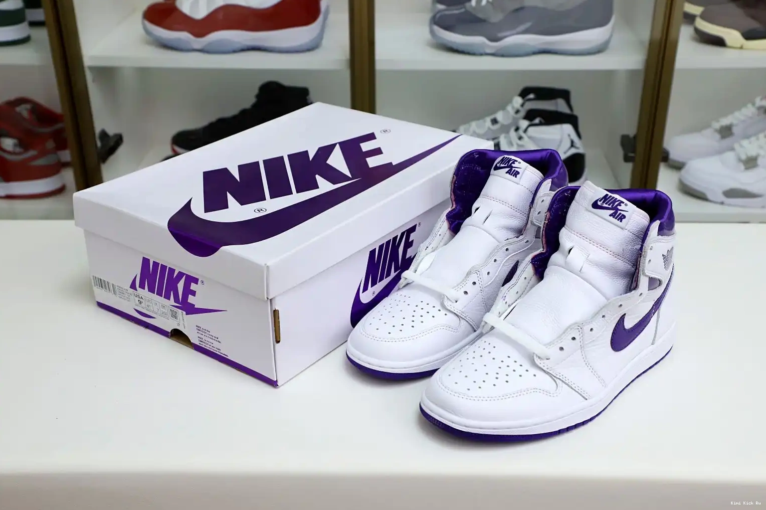 Air High OG 1 Kimikick Court Purple Jordan 0806